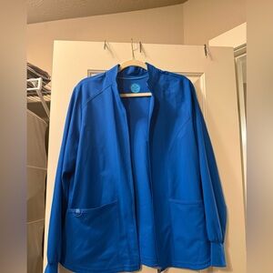 Blue Women's scrub jacket